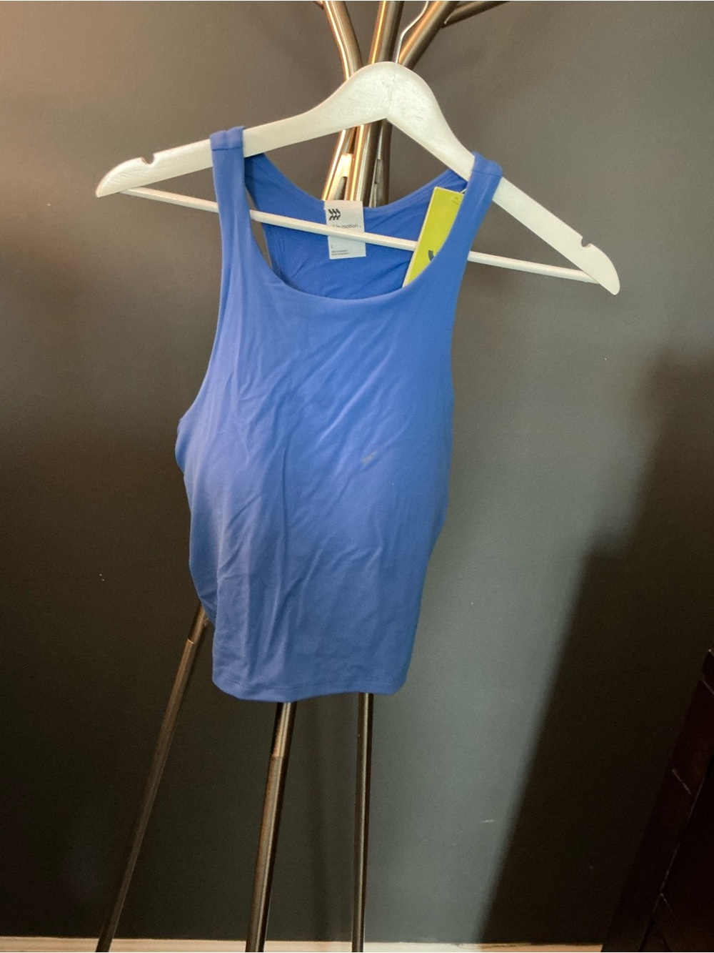 Blue Racerback Tank - Smooth Stretch